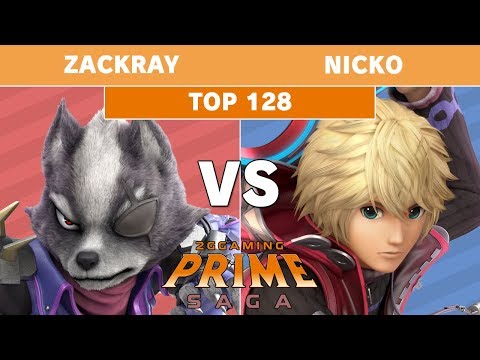 2GG: Prime Saga - GW | Zackray (Wolf) Vs. Nicko (Shulk) Top 128 - Smash Ultimate