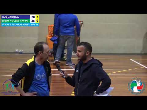 FINALE PROMOZIONE 1 DIVISIONE MASCHILE - CUS L'AQUILA - ENJOY VOLLEY VASTO