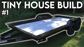 Custom Built Tiny House Trailer Levelling and Prep // DIY Tiny House Build