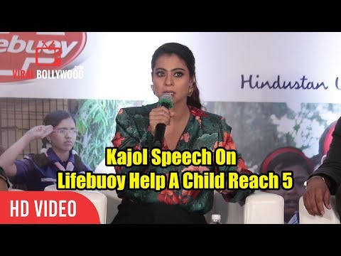 Kajol Speech On Lifebuoy Help A Child Reach 5 Campaign | Viralbollywood