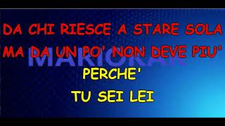Ligabue   Tu sei lei  karaoke