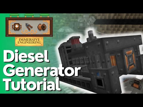 Diesel Generator Full Tutorial - Immersive Engineering