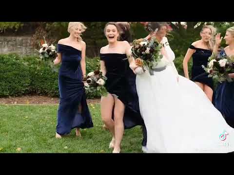 Wind vs bridesmaid’s dresses 😂😂