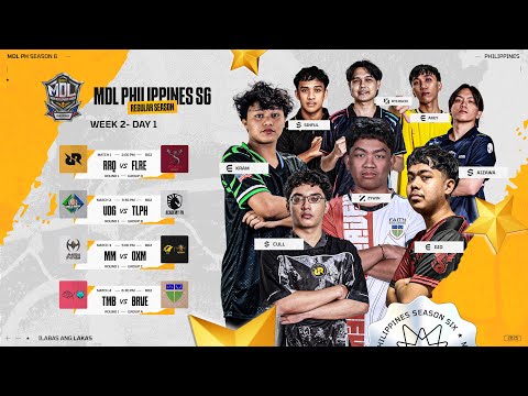 🔴 LIVE | MDL PH S6 | FILIPINO - Week 2 Day 1