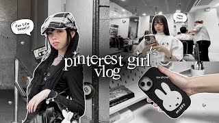 PINTEREST GIRL *realistic* life vlog 📓 new hair/phone, shopping, solo activity, city day, phone tour