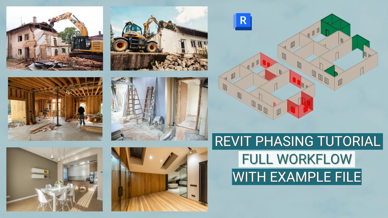 Revit Phasing Tutorial – Full Workflow with Example File