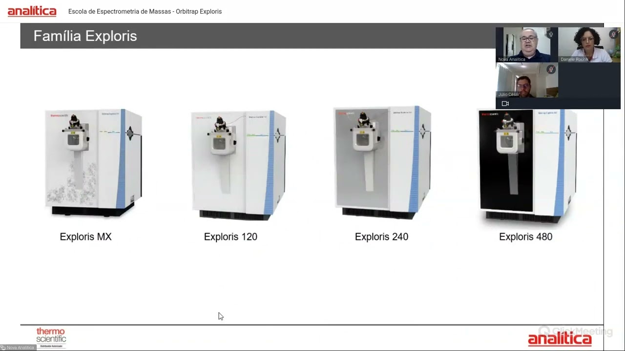 Escola de Espectrometria de Massas Orbitrap Exploris