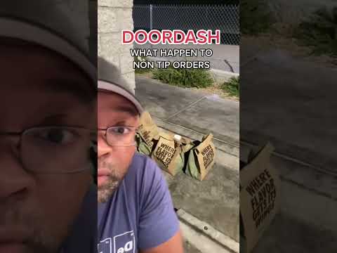 DoorDash What Happens To Orders That Don’t Tip? 👀