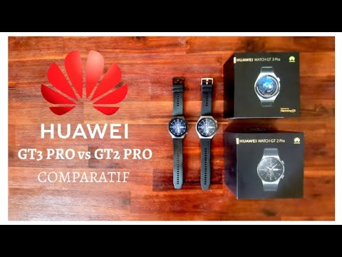 Huawei Watch GT3 PRO vs GT2 PRO (test et comparatif FR)