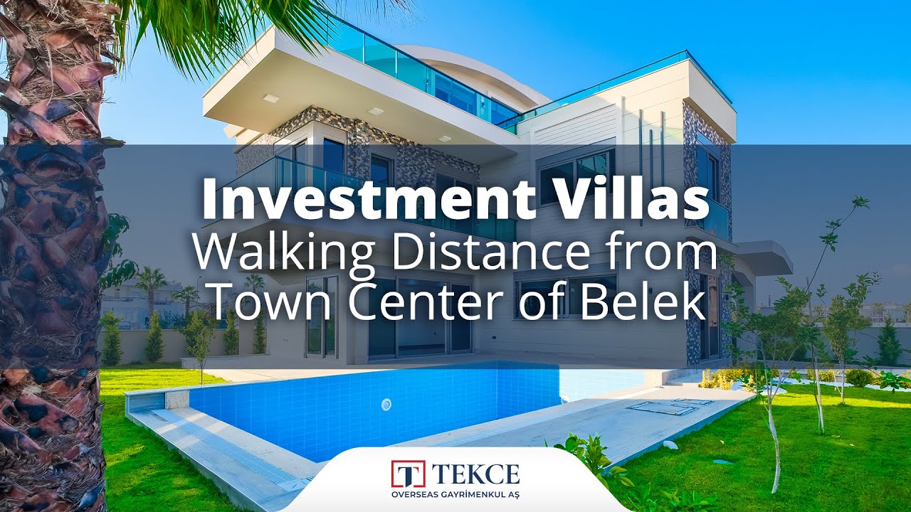 Villas Triplex d'Investissement à Belek Antalya