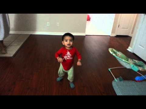 Lohith ram - walking - his first steps