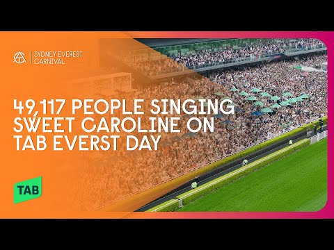 49,117 People Singing Sweet Caroline on TAB Everest Day 2024