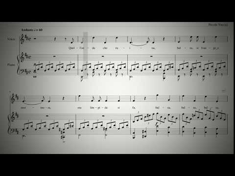 Nicola Vaccaj - High Voice - 07 - Intervalle of an Octave - Quell'onda che ruina