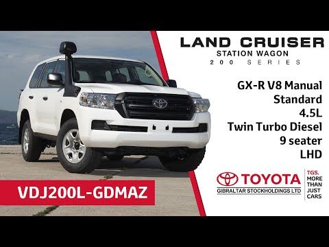Toyota Land Cruiser 200 Series standard V8 - 4.5 Twin Turbo - 9 seater - LHD