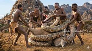 Download lagu Primitive and Dangerous Life: WILD Hadzabe Hunters Catch and Cook Antelope in the Wilderness! mp3