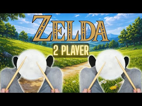Legend of Zelda 🎮 Overworld | 2 Part Bucket Drumming - Retro Video Game Bucket Drum Play Along