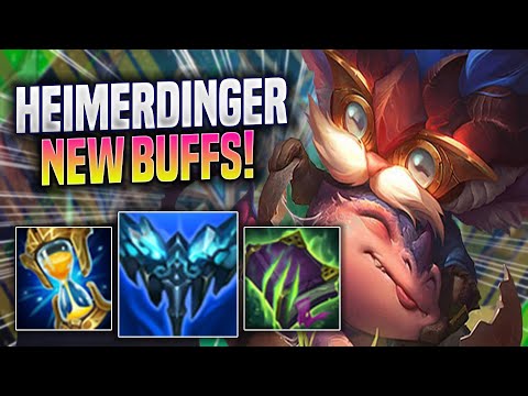 CHALLENGER TRIES HEIMERDINGER WITH NEW BUFFS! - Challenger Plays Heimerdinger SUPPORT vs Renata!