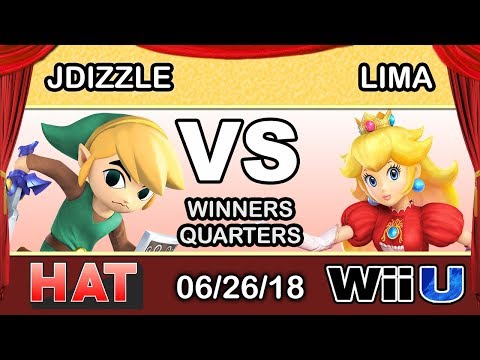 HAT 27 - Kanga | Jdizzle (Toon Link) Vs. Lima (Peach) Winners Quarters - Smash 4