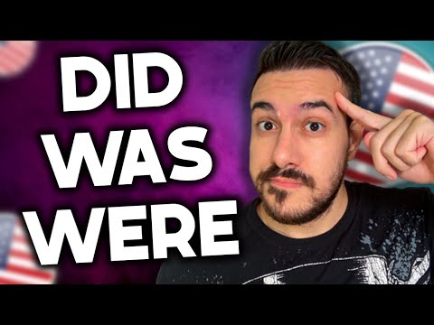 Quando usar WAS, WERE ou DID em inglês | Aula completa