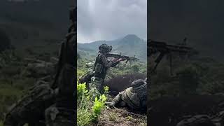 Download lagu KKB recklessly attacks TNI from the heights, unaware they're facing the Jungle Ghost Team. mp3