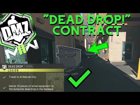 MW2 DMZ BEST "DEAD DROP" MISSION GUIDE! (SOLO OR SQUAD) DEAD DROP LOCATION *NEW*
