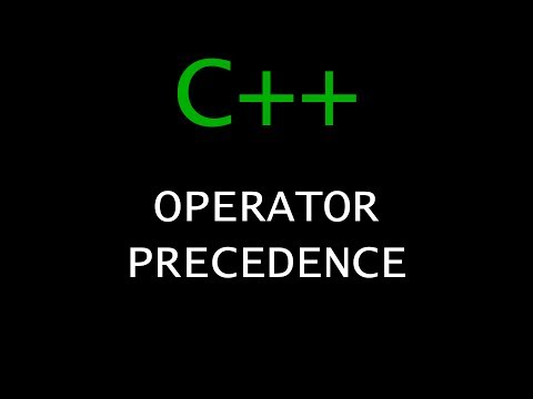 C Programming Tutorial 20 Operator Precedence