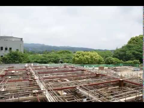 久留米工業大学100号館（テクノ未来館）建設状況　【2015年4月8日】