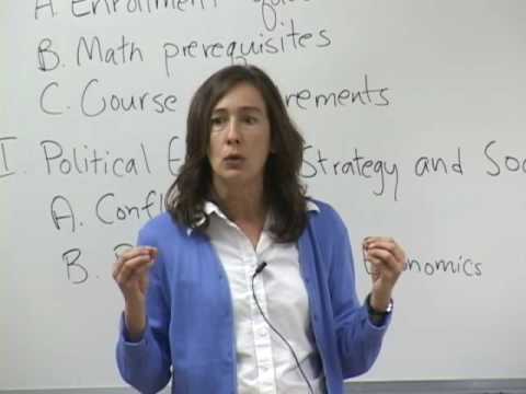 Political Science 30: Politics and Strategy