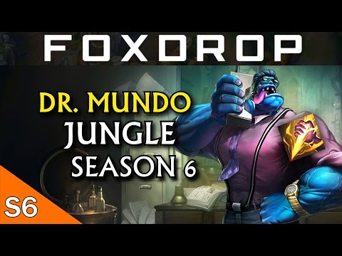 Season 6 New OP - Dr Mundo Jungle Gameplay - League of Legends