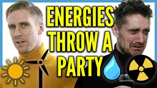 Fossil Fuels and Green Energy Throw a Party