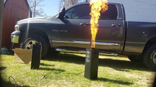 Dmx 512 flame machine .