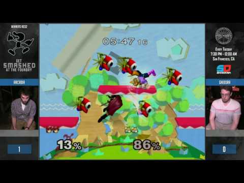 Get Smashed at the Foundry #91 - Winner Ro32: Arcadia (Marth) vs Ghidora (Fox)