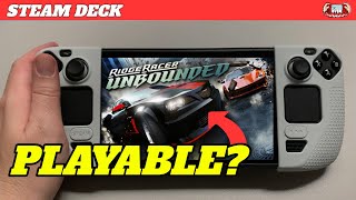 Ridge Racer Unbounded on the Steam Deck - Is it Playable?