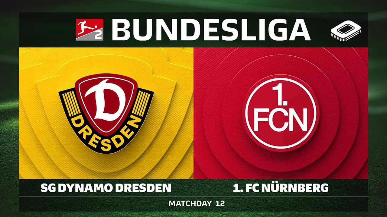 SG Dynamo Dresden vs. 1. FC Nürnberg | Matchday 12 - Bundesliga 2 2025/26