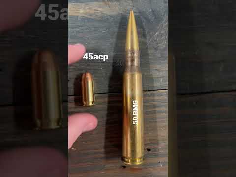 50BMG Ammo Size Comparison