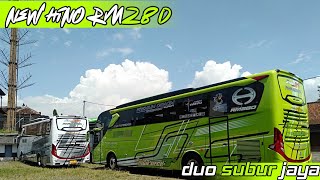 Download lagu NEW HINO RM280 BUS SUBUR JAYA DENGAN LIVERY TERBARU mp3