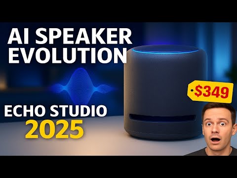 Amazon Echo Studio 2025 Redesign – The Smartest Speaker Yet with AI Sound! ($349 Upgrade Review)