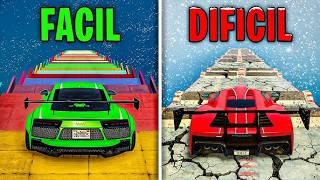 MEGA RAMPA DE NIVELES!! TOTALMENTE IMPOSIBLE! - GTA 5 ONLINE