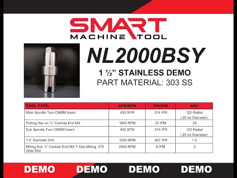 SMART MACHINE TOOL NL 2000BSY Multi-Axis CNC Lathes | Hillary Machinery LLC (1)