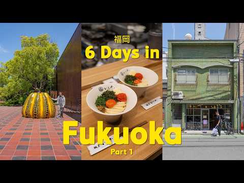 6 days in Fukuoka 🇯🇵 福岡 (best eats, aesthetic cafes, city walk) | japan trip | part 1