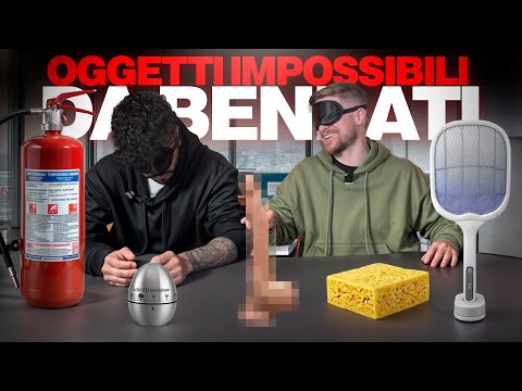 RECOGNIZE THE OBJECT WHEN BLINDFOLDED EXTREME VERSION - I REALLY NEARLY HURT MYSELF WITH A SHOCK!