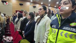 Düzce’de “Kadının Sözü, Hayatın Sesi” Programı Düzenlendi