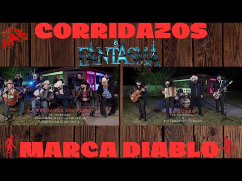 EL FANTASMA LOS CACHORROS DE JUAN VILLARREAL LOS INTOCABLES Y LOS VARONES  CORRIDONES MARCA DIABLO