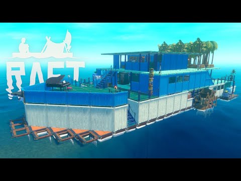 MENGECAT & DEKORASI KAPAL, AKHIRNYA SELESAI JUGA UPGRADE KAPAL! | RAFT INDONESIA #45