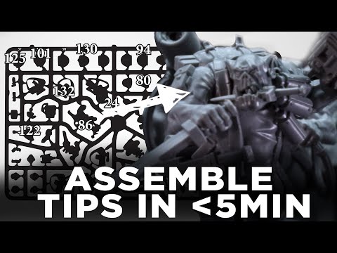 How to build Miniatures // Quick Beginner tutorial to assemble Killteam Octarius in under 5 MIN!