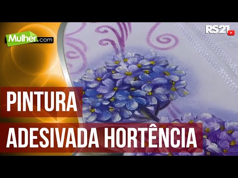 Mulher.com - 21/09/2016 - Pintura adesivada Hortência - Iran Silva e Luis Moreira P1