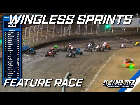 Wingless Sprints | Perth Motorplex - 5th Nov 2022 | Clay-Per-View Highlights