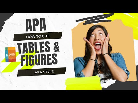 How to Cite Tables & Figures in APA Style