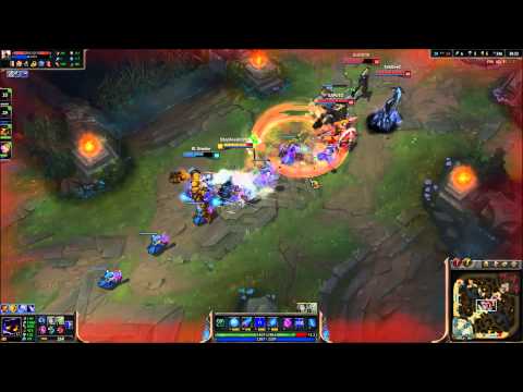 LoL Gameplay - Veigar vs Blitzcrank pulls