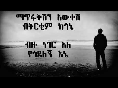 Temesgen Gebregziabher  Lyrics